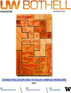 CONNECTING DISCIPLINES TO SOLVE COMPLEX PROBLEMS - MAGAZINE