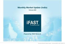 Monthly Market Update (India) - February2020 |iFAST Research - Fundsupermart.com