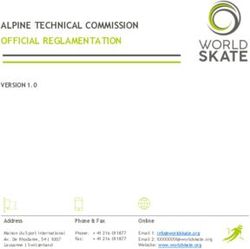 ALPINE TECHNICAL COMMISSION OFFICIAL REGLAMENTATION