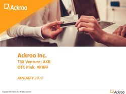 Ackroo Inc. TSX Venture: AKR OTC Pink: AKRFF - JANUARY 2020
