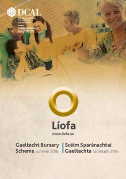 Gaeltacht Bursary Scheme Summer 2016 - Scéim Sparánachtaí
