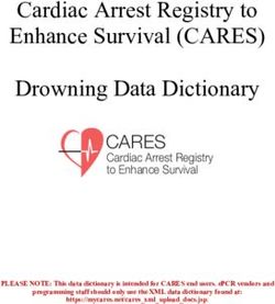 Cardiac Arrest Registry to Enhance Survival (CARES) Drowning Data Dictionary - myCares