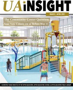 UAINSIGHT THE COMMUNITY CENTER QUESTION: YOUR VOTE COUNTS ON OR BEFORE MAY 4! - UPPER ARLINGTON PUBLIC ...