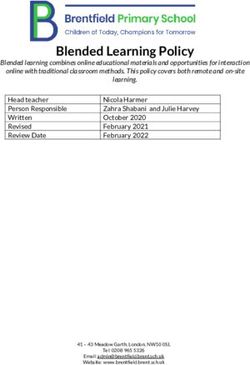 Blended Learning Policy - Brentfield Primary School