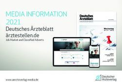 MEDIA INFORMATION 2021 - Deutsches Ärzteblatt ärztestellen.de - Mediadaten Deutscher Ärzteverlag