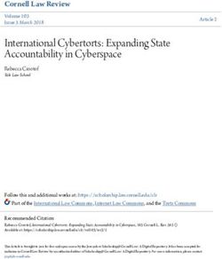 International Cybertorts: Expanding State Accountability in Cyberspace