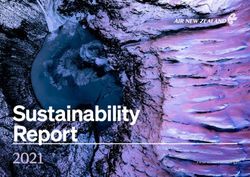 Sustainability Report - Air New Zealand