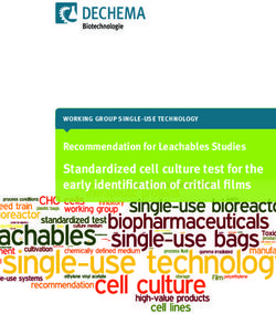 Standardized cell culture test for the early identification of critical films - recommendation for leachables Studies