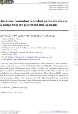 Transverse momentum dependent parton densities in a proton from the generalized DAS approach - Inspire HEP