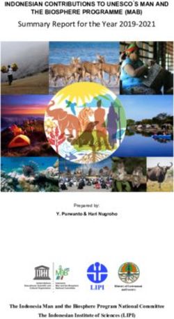 Summary Report for the Year 2019-2021 - Unesco