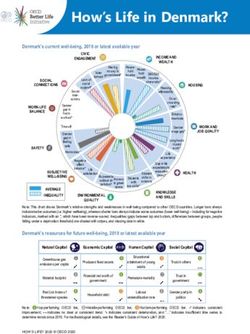 How's Life in Denmark? - OECD