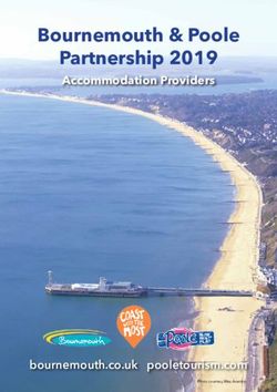 Bournemouth & Poole Partnership 2019 - Accommodation Providers - bournemouth.co.uk pooletourism.com