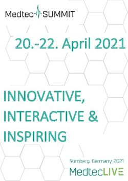 INNOVATIVE, INTERACTIVE & INSPIRING - 20.-22. April 2021