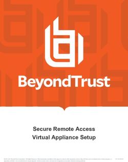 SECURE REMOTE ACCESS VIRTUAL APPLIANCE SETUP - BEYONDTRUST