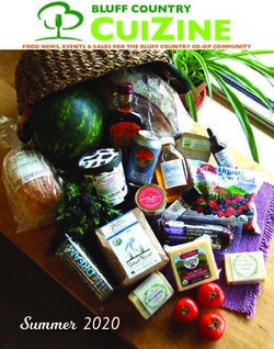 CUIZINE - Summer 2020 - Bluff Country Co-op