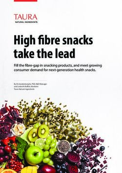 High fibre snacks take the lead - Fill the fibre-gap in snacking products, and meet growing consumer demand for next-generation health snacks ...