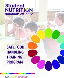 Des élèves SAFE FOOD HANDLING TRAINING PROGRAM - EAT. LEARN. SUCCEED - Food Sharing Project