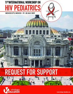 HIV PEDIATRICS - REQUEST FOR SUPPORT - 11th INTERNATIONAL WORKSHOP ON - Virology Education