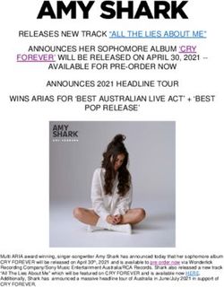 RELEASES NEW TRACK "ALL THE LIES ABOUT ME" ANNOUNCES HER SOPHOMORE ALBUM 'CRY FOREVER' WILL BE RELEASED ON APRIL 30, 2021 - AVAILABLE FOR ...