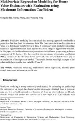 Multivariate Regression Modeling for Home Value Estimates with Evaluation using Maximum Information Coefficient