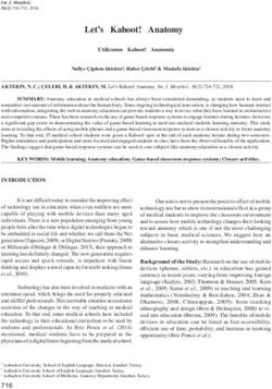 Let's Kahoot! Anatomy - SciELO