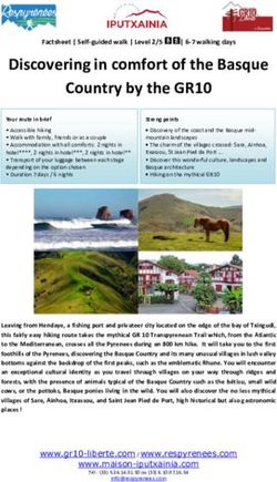 Discovering in comfort of the Basque Country by the GR10 - Respyrenees