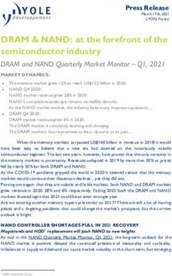 DRAM & NAND: at the forefront of the semiconductor industry - Yole D&eacute;veloppement