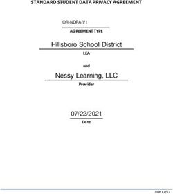 STANDARD STUDENT DATA PRIVACY AGREEMENT - Hillsboro School District Nessy Learning, LLC - SDPC ...