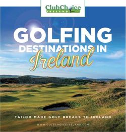 GOLFING DESTINATIONS IN - ClubChoice - Club Choice Ireland