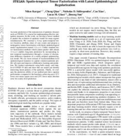 Regularization STELAR: Spatio-temporal Tensor Factorization with Latent Epidemiological - ScienceOpen