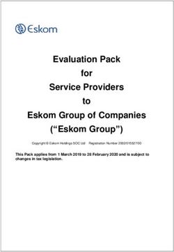 Evaluation Pack for Service Providers to Eskom Group of Companies ("Eskom Group") - Tender Bulletins
