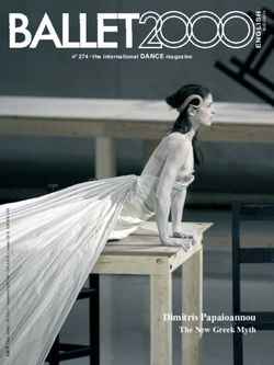 Dimitris Papaioannou The New Greek Myth - n 274 the international DANCE magazine - Ballet2000