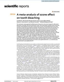 A meta analysis of ozone effect on tooth bleaching - Nature