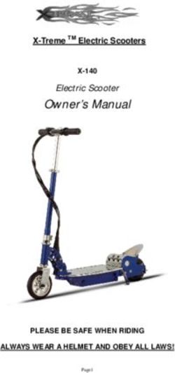 Owner's Manual X-Treme TM Electric Scooters - X-140