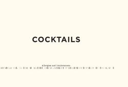 COCKTAILS - Grand Harbour Hotel