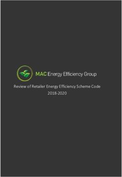 Review of Retailer Energy Efficiency Scheme Code 2018-2020