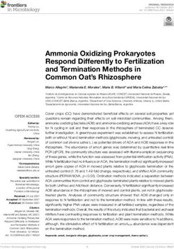 Ammonia Oxidizing Prokaryotes Respond Differently to Fertilization and Termination Methods in Common Oat's Rhizosphere