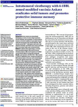 Intratumoral virotherapy with 4- 1BBL armed modified vaccinia Ankara eradicates solid tumors and promotes protective immune memory