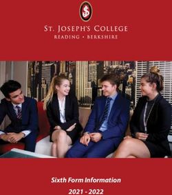 Sixth Form Information 2021 2022 - St Joseph's College