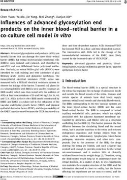 Influences of advanced glycosylation end products on the inner blood-retinal barrier in a co-culture cell model in vitro