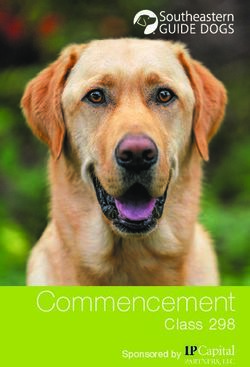 Commencement Class 298 - Sponsored by - Southeastern Guide Dogs