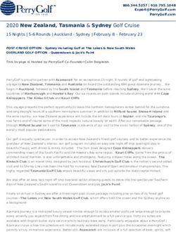 2020 NEW ZEALAND, TASMANIA & SYDNEY GOLF CRUISE - PERRYGOLF