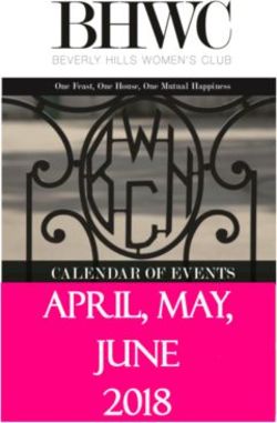 APRIL, MAY, JUNE 2018 - Beverly Hills Womens Club