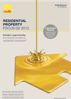 RESIDENTIAL PROPERTY FOCUS Q2 2012 - GOLDEN OPPORTUNITY IS IT TIME TO COMMIT TO RESIDENTIAL INVESTMENT? - SAVILLS UK