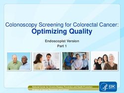 Optimizing Quality Colonoscopy Screening for Colorectal Cancer: Endoscopist Version - CDC