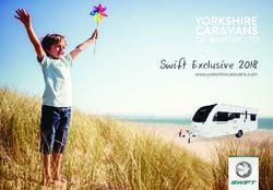 Swift Exclusive 2018 www.yorkshirecaravans.com - Yorkshire Caravans