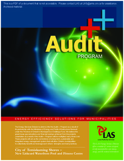 City of Temiskaming Shores- New Liskeard Waterfront Pool and Fitness Centre