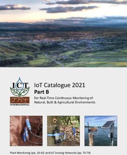 IOT CATALOGUE 2021 PART B FOR REAL-TIME CONTINUOUS MONITORING OF: NATURAL, BUILT & AGRICULTURAL ENVIRONMENTS - ICT INTERNATIONAL