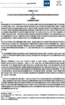 Centre de droit international - Equipe de droit pénal - ARC Strategic Litigation