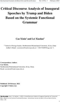 Critical Discourse Analysis of Inaugural Speeches by Trump and Biden Based on the Systemic Functional Grammar